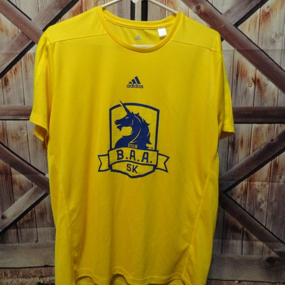 adidas Other - Adidas Boston Marathon 5K # strip Running Shirt~EUC~2018 edition~Boston …